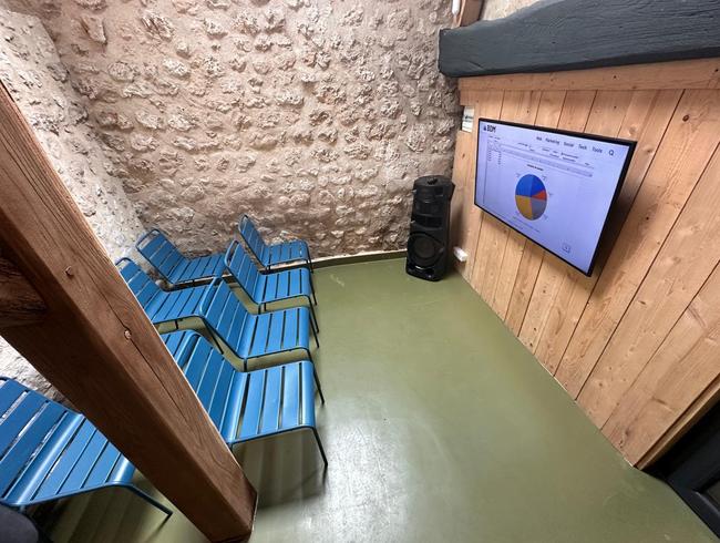 Presentation room on an unusual estate