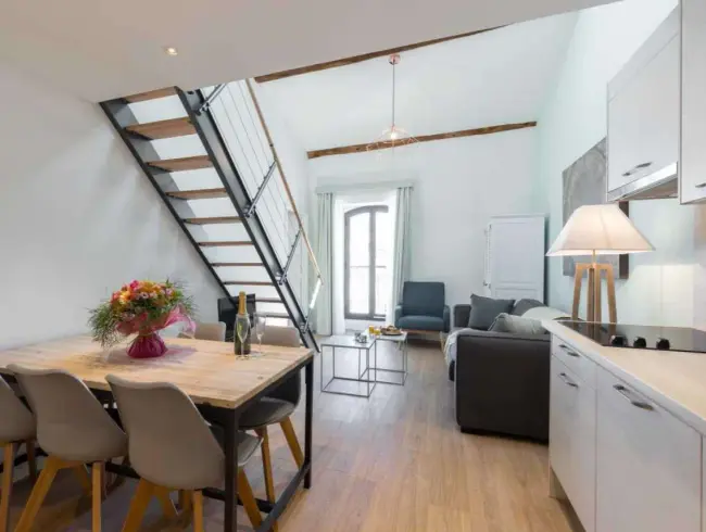 Modern Cannes Duplex Apartment Steps from the Croisette