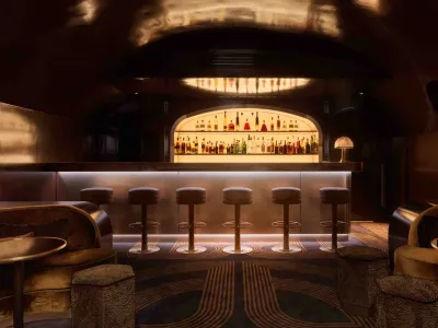 French restaurant with an Art Deco atmosphere