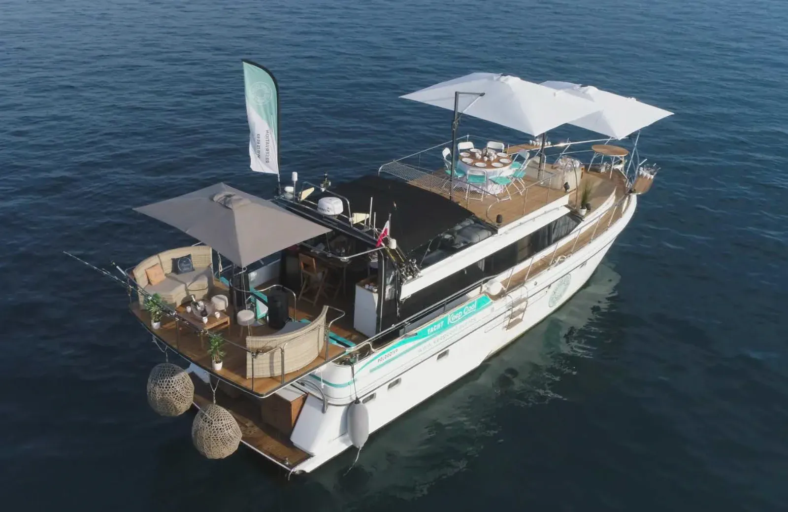 Location Yacht espace extérieur tournage