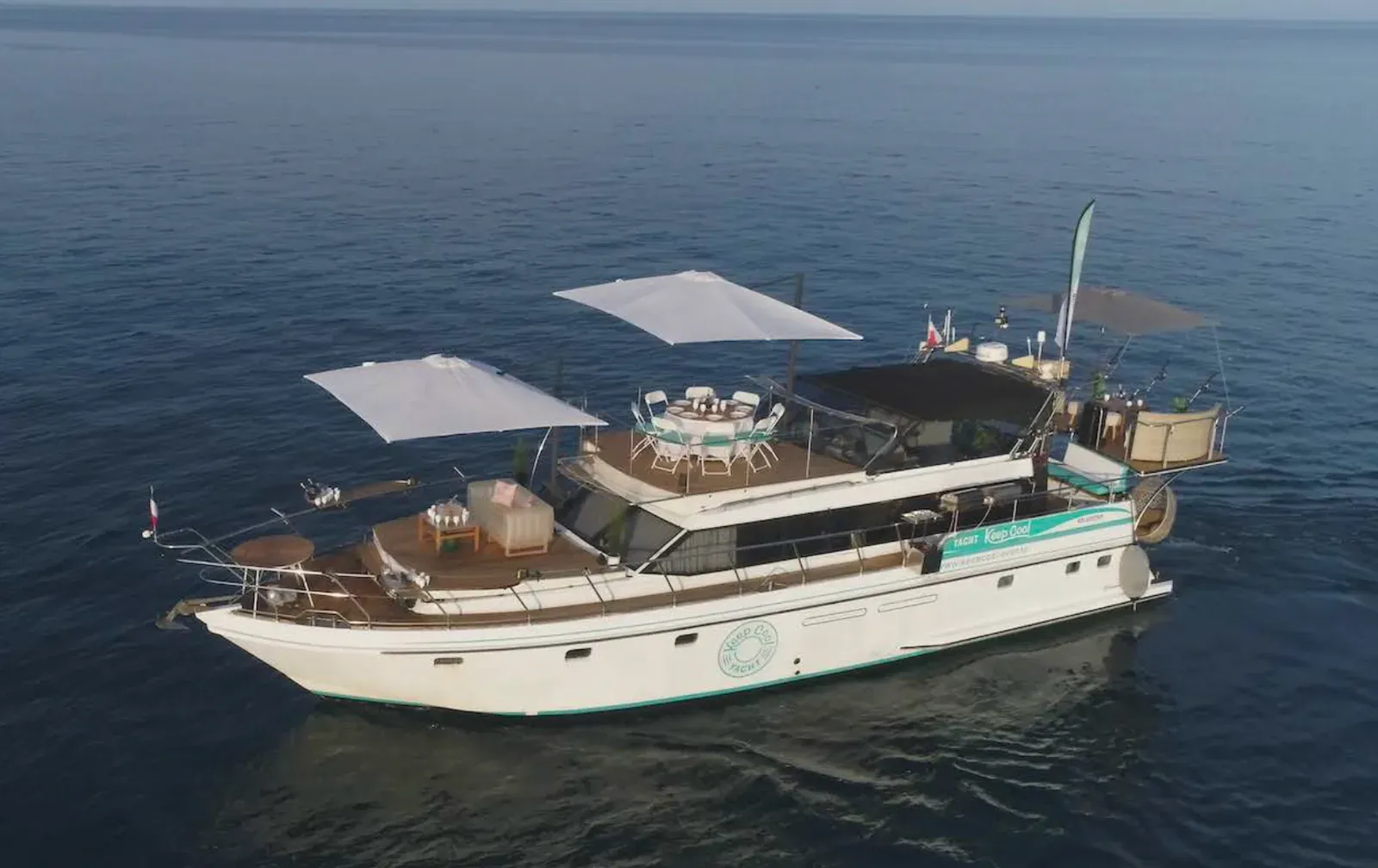 Location Yacht espace extérieur tournage