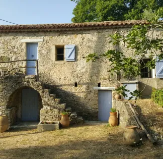Sheepfold in the countryside