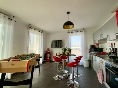 Roof terrace near Montpellier and the Beaches