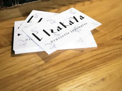 A small, friendly Japanese bar-restaurant with a U-shaped counter