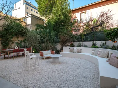 Chic 3-Bedroom Cannes Apartment with Garden Near Palais
