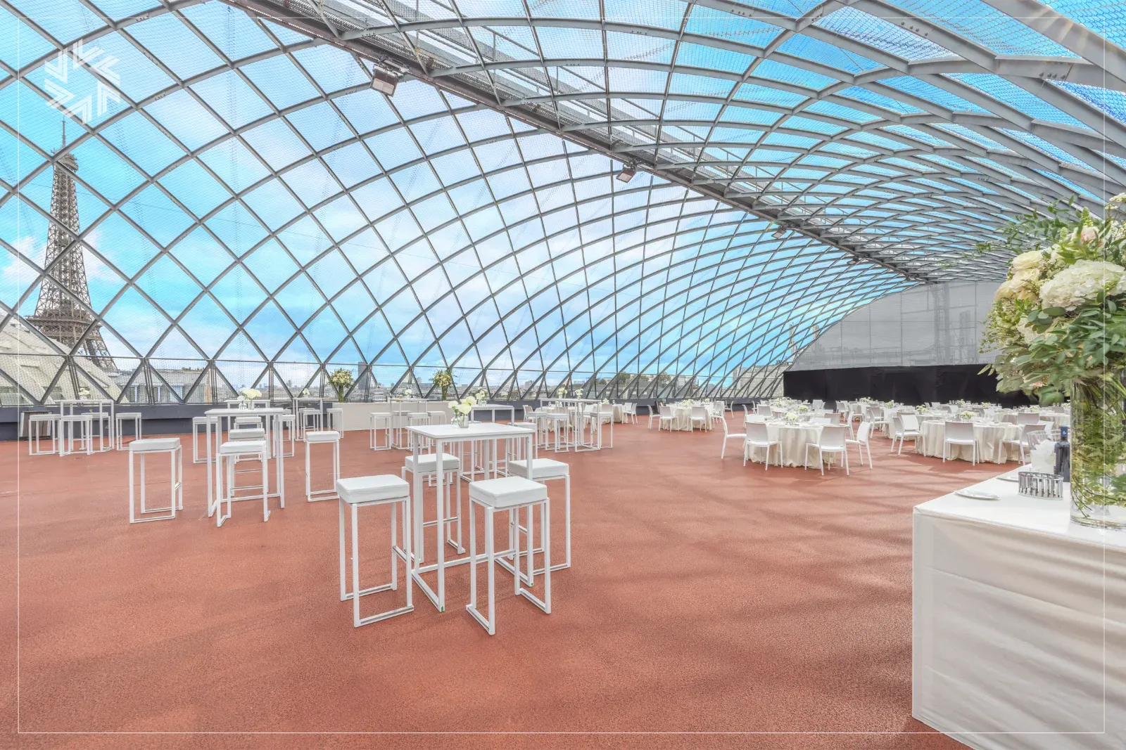 Exclusive Paris Rooftop with Eiffel Tower Views for Events