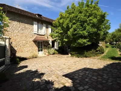 Exceptional millstone house, early 1900s, 50 km from Paris