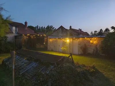 Exceptional millstone house, early 1900s, 50 km from Paris