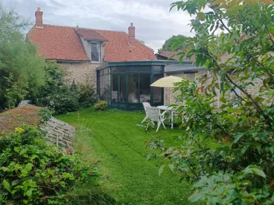 Exceptional millstone house, early 1900s, 50 km from Paris