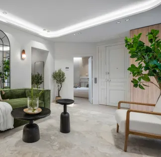 Modern 3-Bedroom Cannes Apartment with Garden Near Palais