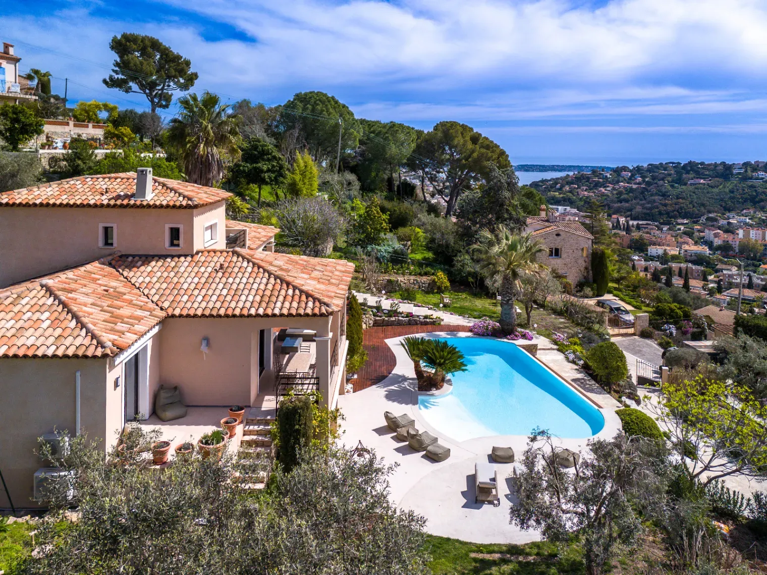 Villa - Nid d'aigle de Picasso, vue panoramique, luxe et plaisir