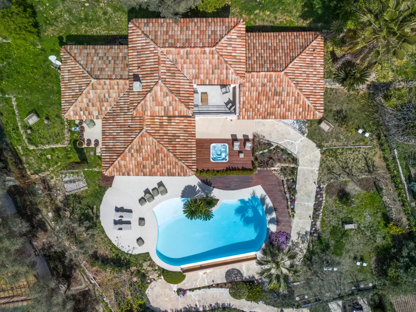 Villa - Nid d'aigle de Picasso, vue panoramique, luxe et plaisir