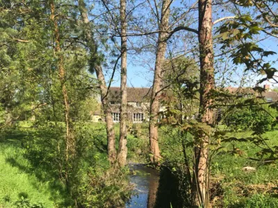 Old 18th-century mill: a natural interlude