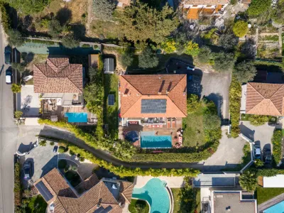 Pool and garden area