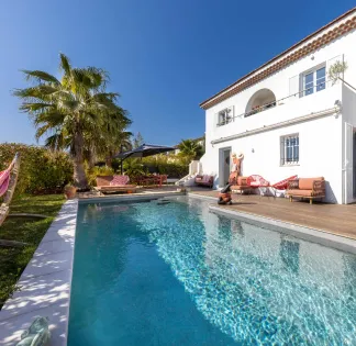 Pool and garden area