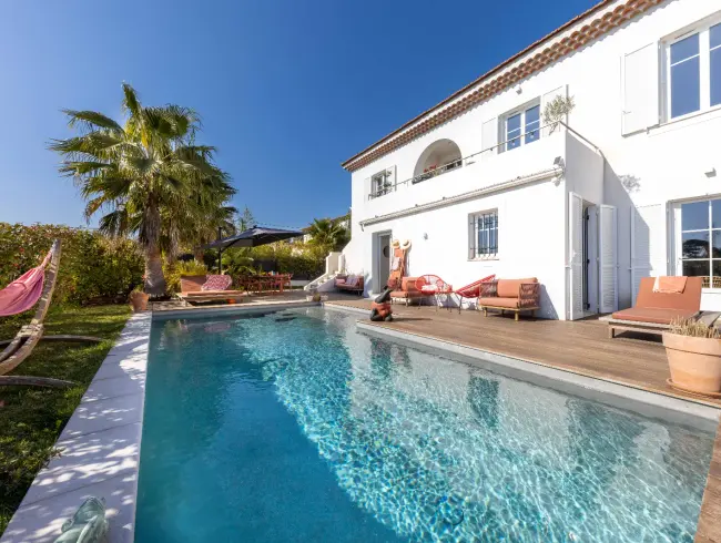 Pool and garden area
