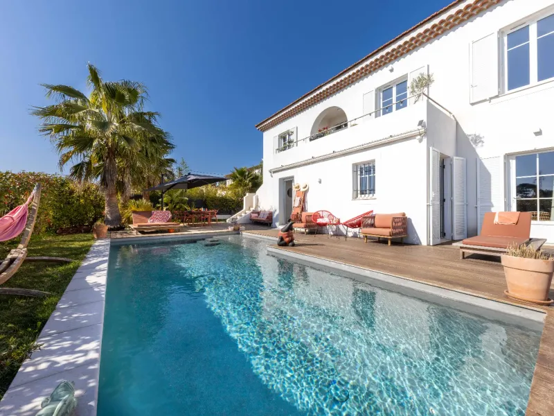 Pool and garden area