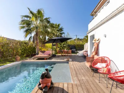 Pool and garden area