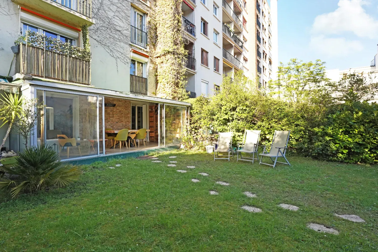 Appartement avec grand jardin aux portes de Paris