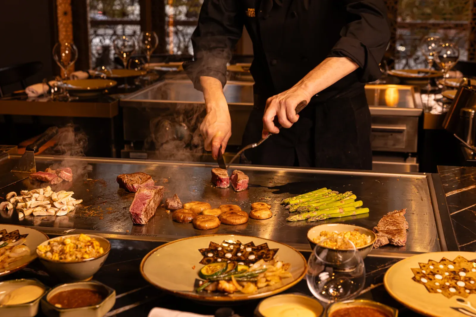 L’Art du Teppanyaki au cœur d’un lieu d’exception