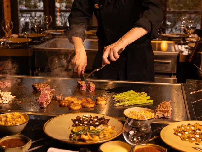 L’Art du Teppanyaki au cœur d’un lieu d’exception