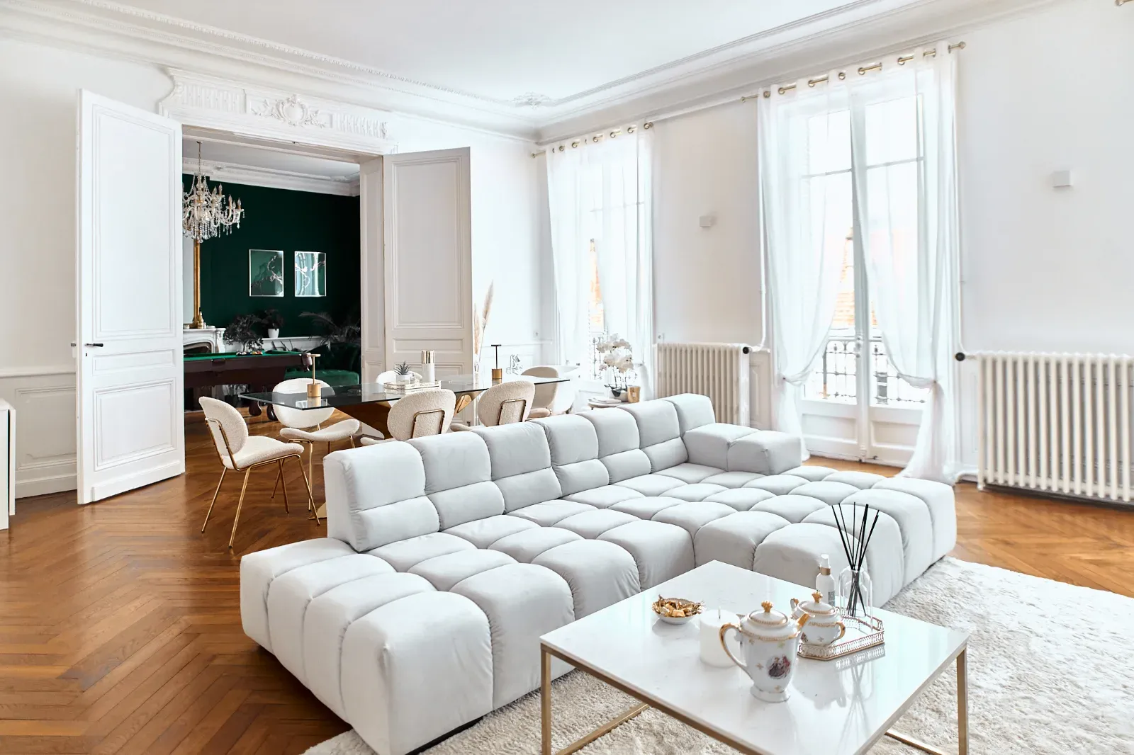 Appartement haussmannien d'exception / luxe