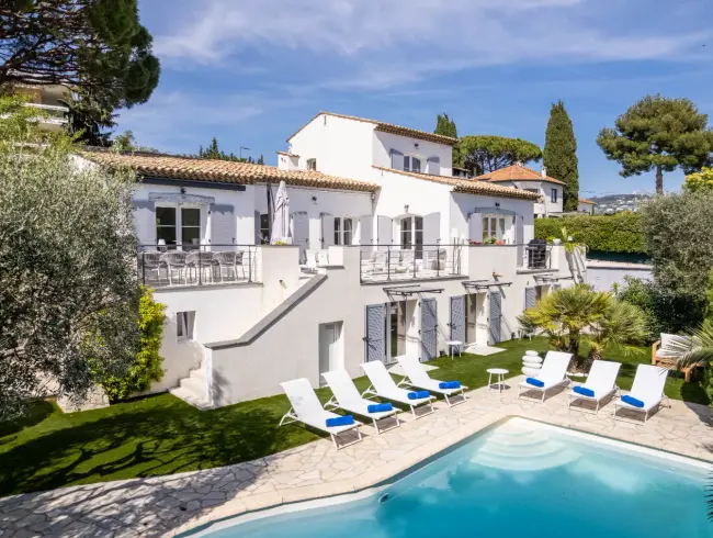 Elegant 6-Bedroom Cannes Villa with Pool, Spa & Terrace