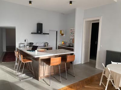 Large classic flat bathed in light