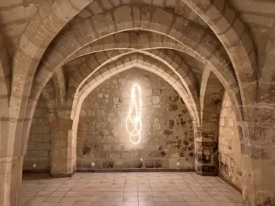 12th century vaulted cellar in the heart of Tours