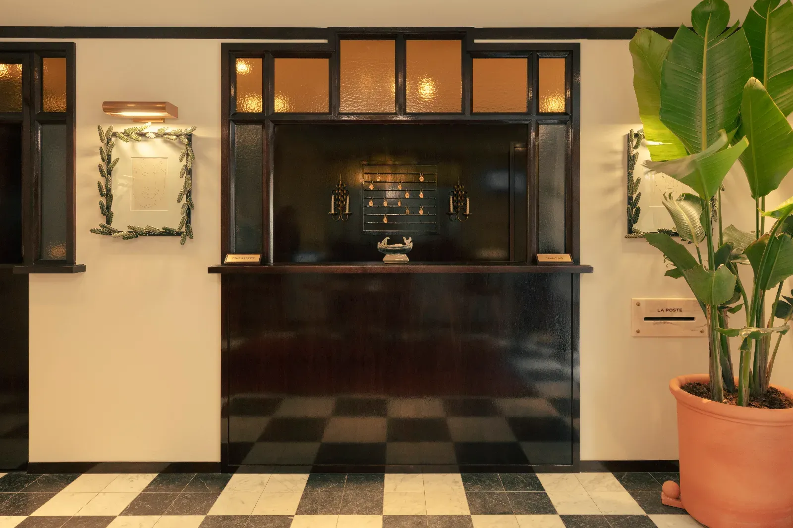 The dining room