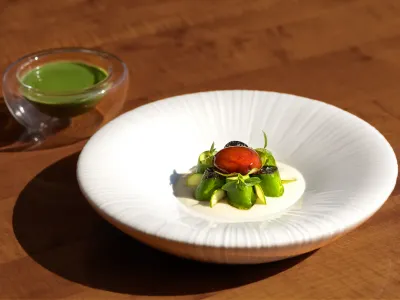 Mediterranean fusion restaurant