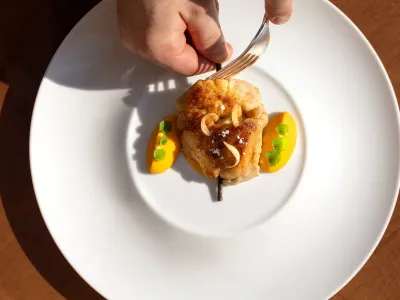 Mediterranean fusion restaurant