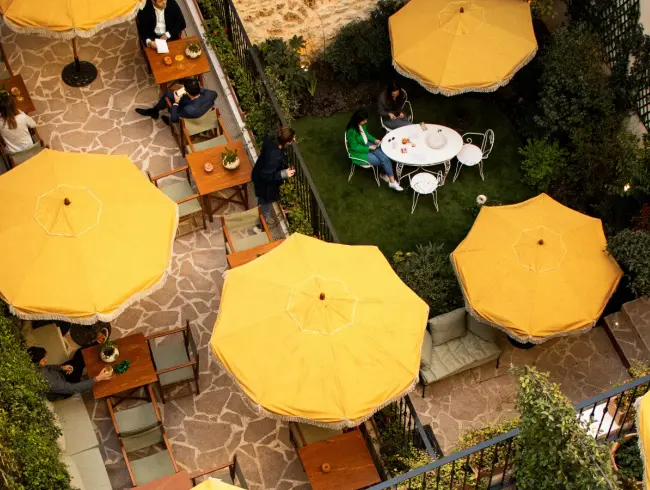 Hidden Terrace Café for Memorable Events in Paris
