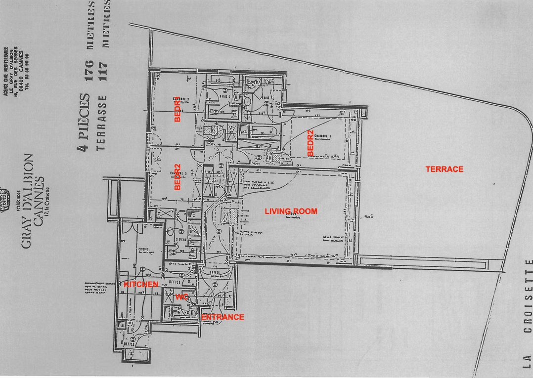 3 bedrooms apartment with terrace ideal for side events to congresses