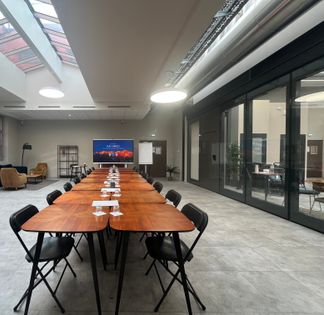 Modern Event Space with Glass Roof in Nice