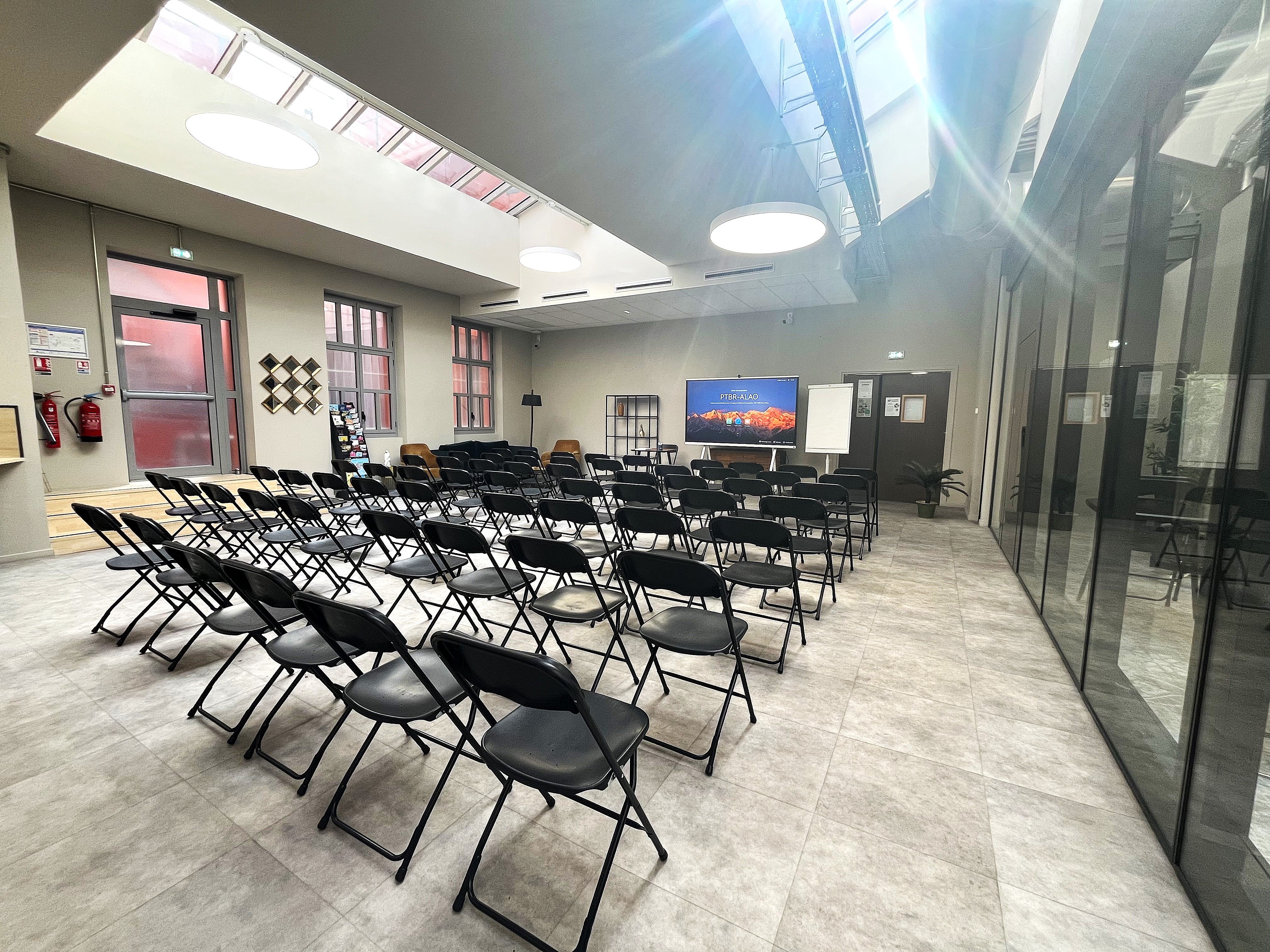 Modern Event Space with Glass Roof in Nice