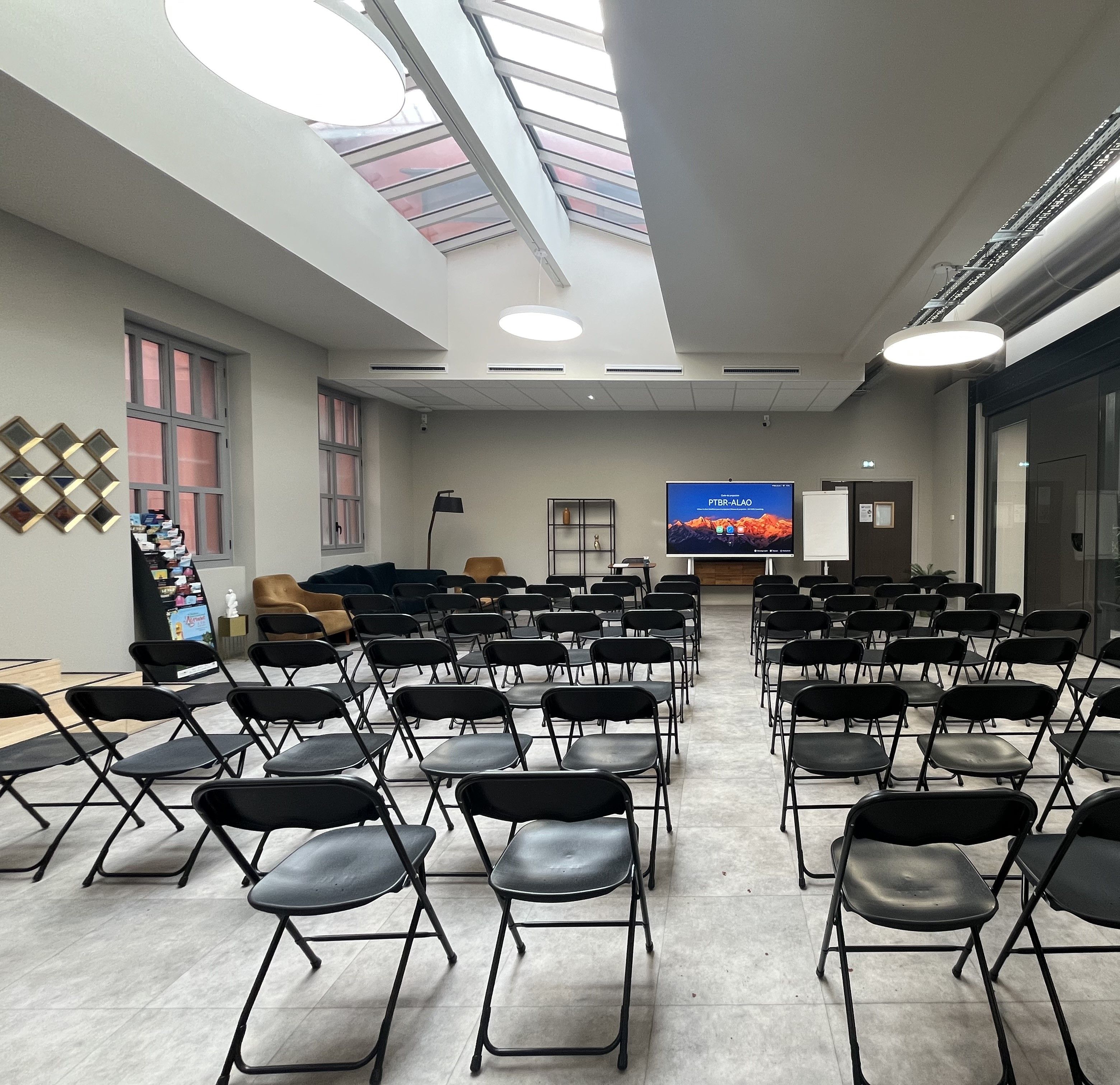 Modern Event Space with Glass Roof in Nice