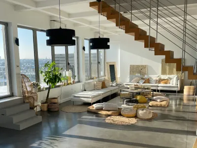Modern Loft with Panoramic Terrace | Roubaix Event Venue