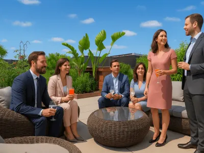 Elegant Rooftop Penthouse for Business Events in Villeurbanne