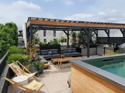 Elegant Rooftop Penthouse for Business Events in Villeurbanne
