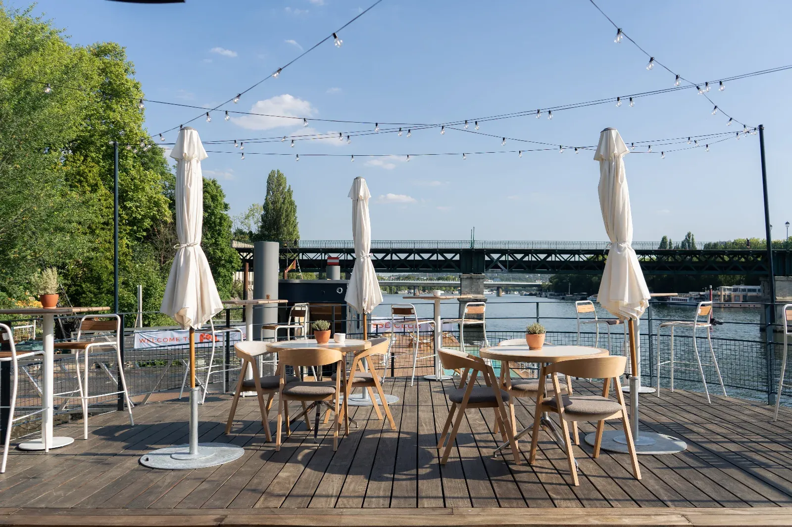 Chic Seine-Side Venue with Pool & Terraces in Paris