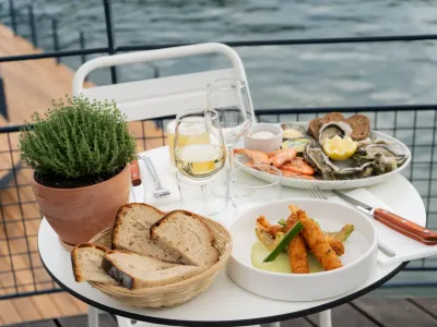 Chic Seine-Side Venue with Pool & Terraces in Paris