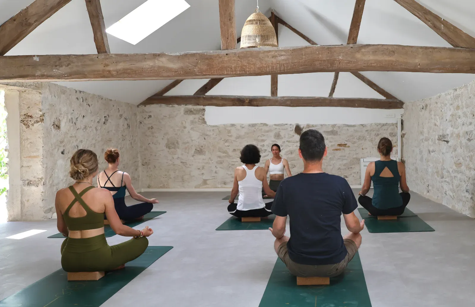 Wellness Workshop Room in a Renovated Farmhouse Near Paris