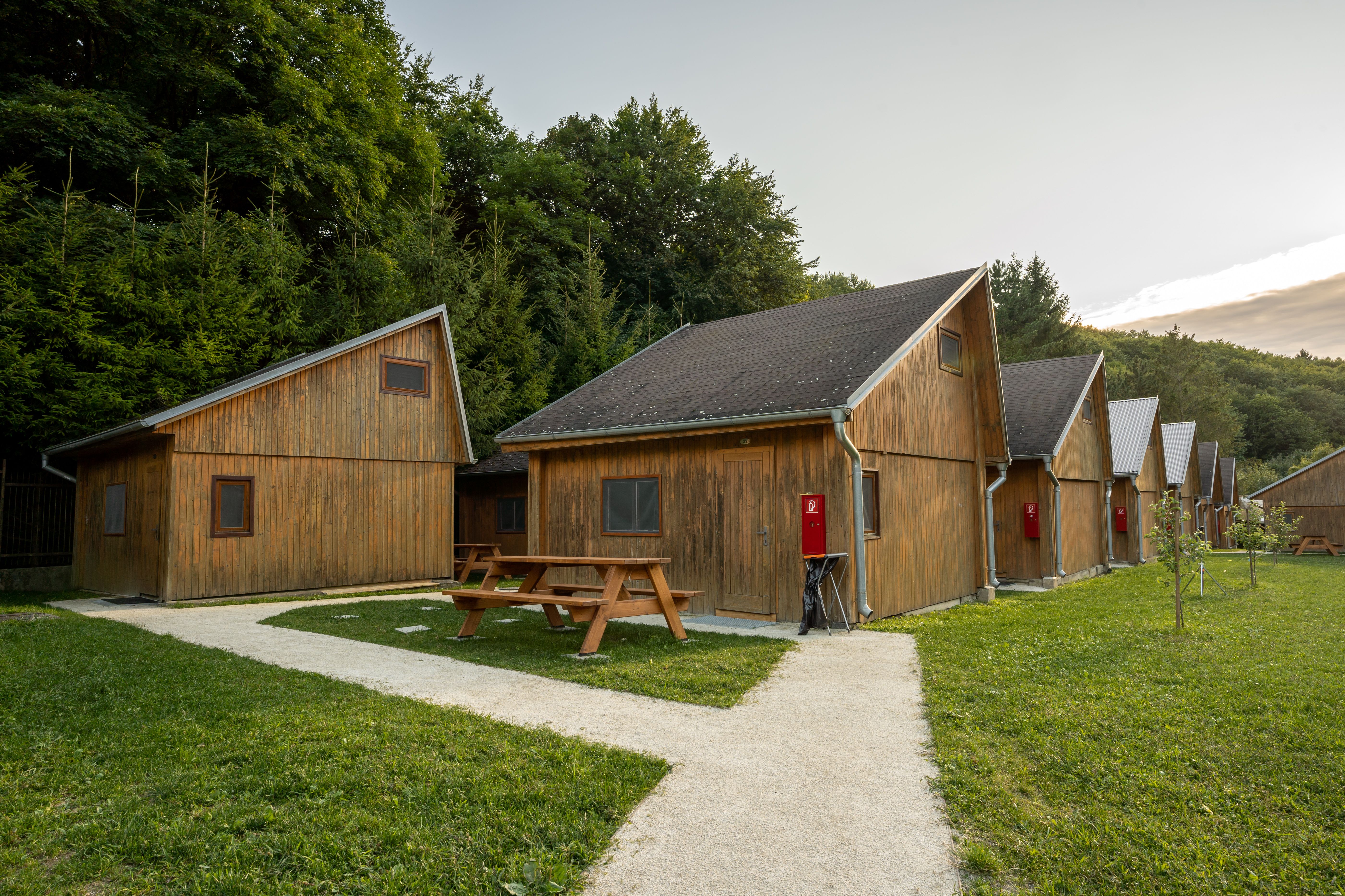 20 chalets in the middle of the forest