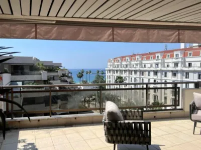 Luxury Apartment with Panoramic Sea Views in Cannes