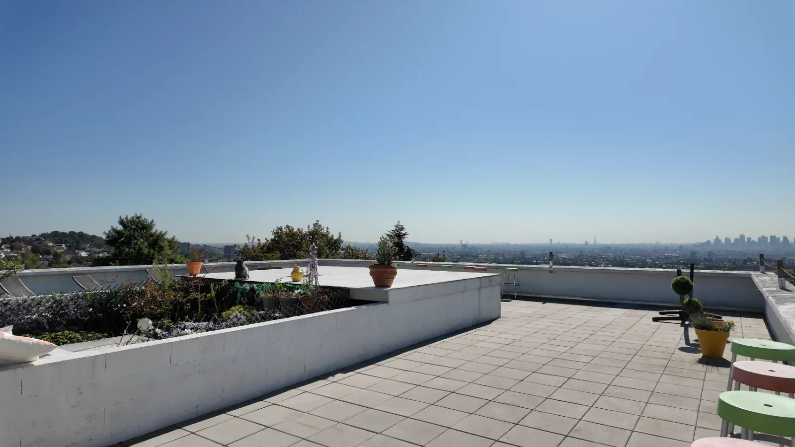 Panoramic Penthouse with 360° Terrace and view over Paris