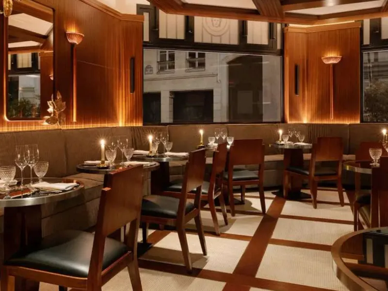 Restaurant transatlantique dans un hôtel de la rive gauche de Paris