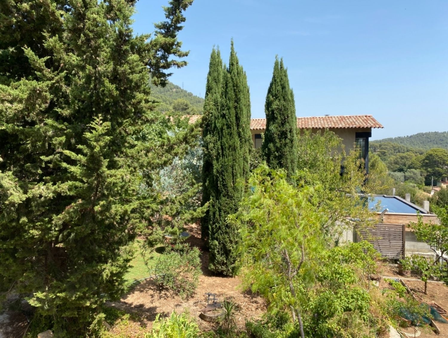 Terrasses en bois avec piscine 