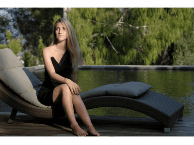 Terrasses en bois avec piscine 