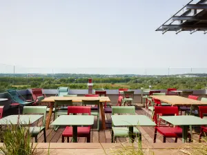 Toit avec vue panoramique pour des événements jusqu'à 55 personnes